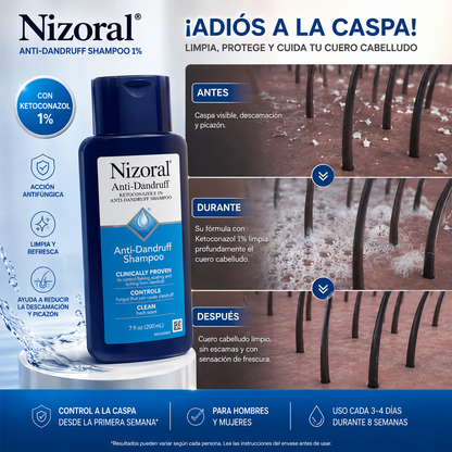NIZORAL SHAMPOO ANTICASPA