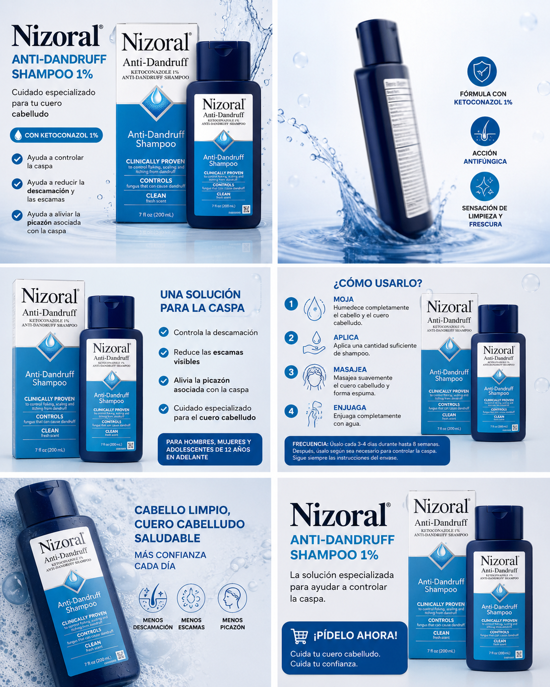 NIZORAL SHAMPOO ANTICASPA