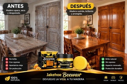 2X1 CERA BEESWAX MUEBLE BRILLO, REVIVIDOR MADERA