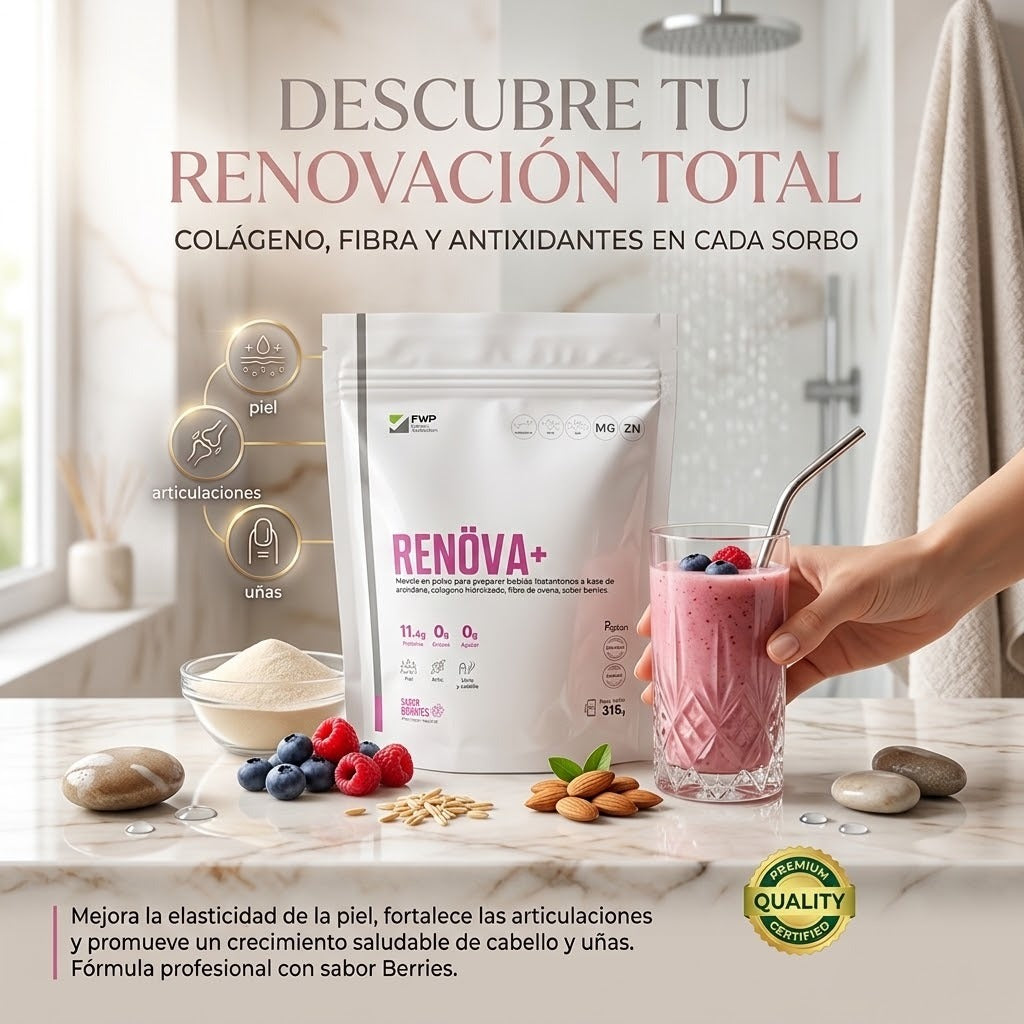 RENÖVA+ FWP Original - Colágeno Hidrolizado con Biopéptidos Áctivos 315gr.