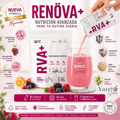 RENÖVA+ FWP Original - Colágeno Hidrolizado con Biopéptidos Áctivos 315gr.