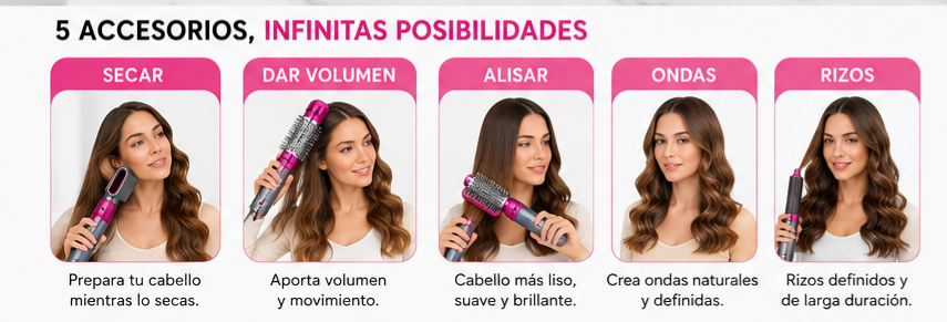 CEPILLO PARA PELO 5 EN 1